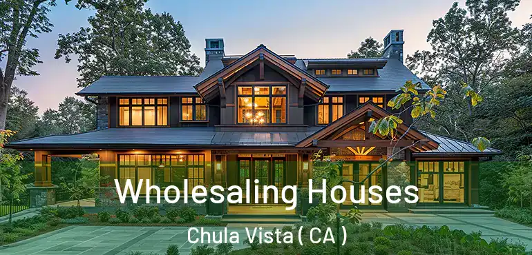 Wholesaling Houses Chula Vista ( CA )